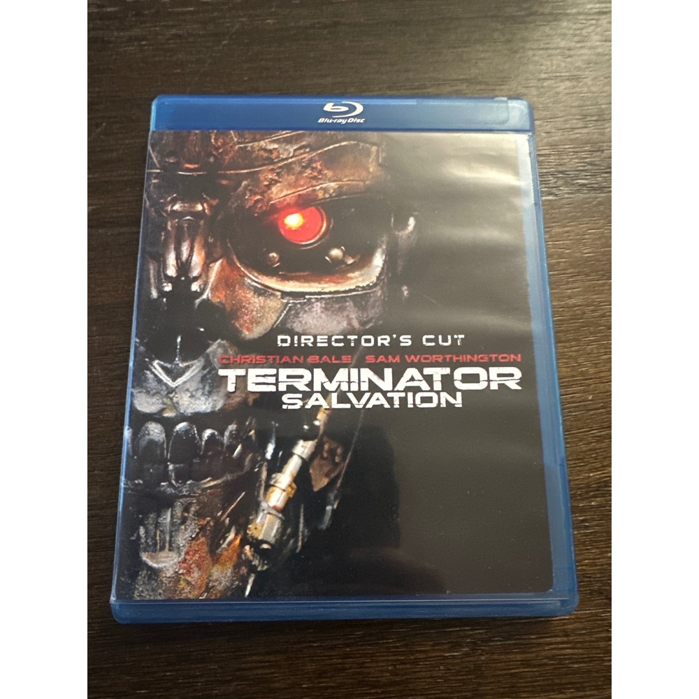 Terminator Salvation Blu-ray Directors Cut Christian Bale Sam Worthington Sci-Fi